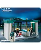 PLAYMOBIL POLICE 5177 BANQUE AVEC DISTRIBUTEUR DE BILLETS
