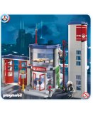 PLAYMOBIL POMPIERS 4819 CASERNE DE POMPIERS