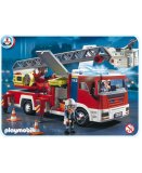 PLAYMOBIL POMPIERS 4820 CAMION DE POMPIERS GRANDE ECHELLE