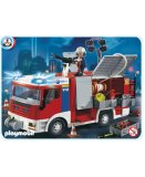 PLAYMOBIL POMPIERS 4821 FOURGON D'INTERVENTION DE POMPIERS