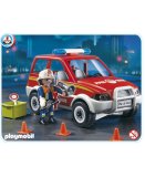 PLAYMOBIL POMPIERS 4822 LA VOITURE POMPIER