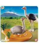 PLAYMOBIL SAFARI 4831 COUPLE D'AUTRUCHES ET LE NID