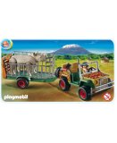 PLAYMOBIL SAFARI 4832 VEHICULE AVEC LES RHINOCEROS