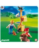 PLAYMOBIL VETERINAIRE 4347 ENFANTS ET ARBRE A CHATS