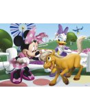 PUZZLE EN BOIS FRUITS 8 PIECES - PUZZLE A ENCASTRER - PUZZLE AVEC BOUTONS