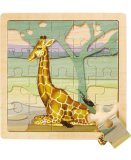 PUZZLE EN BOIS GIRAFE 20 PIECES - WILD REPUBLIC