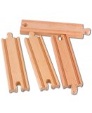 RAILS COURTS ET DROITS EN BOIS