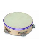 TAMBOURIN EN BOIS 18 CM - BONTEMPI - JOUET INSTRUMENT DE MUSIQUE