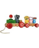 TRAIN EN BOIS A TIRER WOEZEL EN PIP - JOUET A TIRER PREMIER AGE