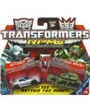 TRANSFORMERS RPMS BATTLE PACK JAZZ VS BRAWL - HASBRO - VEHICULE