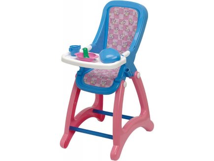 CHAISE HAUTE EN PLASTIQUE POUR POUPEE - COLOMA - 90467