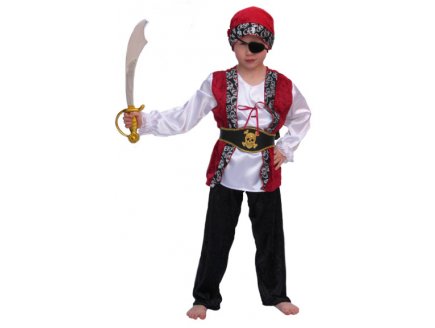 DEGUISEMENT PIRATE SKULL 8 ANS