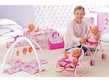 ENSEMBLE NURSERY POUPEE 5 EN 1 - BABY BORN ZAPF CREATION - ACCESSOIRES POUPON 