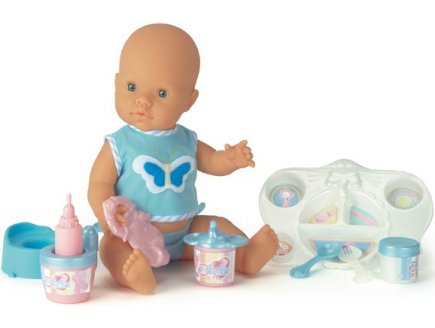 FALCA - BEBE PIPI ET SON REPAS - POUPEE A FONCTION