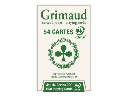 JEU DE 54 CARTES ECO - GRIMAUD - JEU DE CARTES