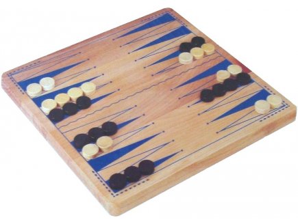JEU DE BACKGAMMON EN BOIS - COUVAT - JEU DE STRATEGIE