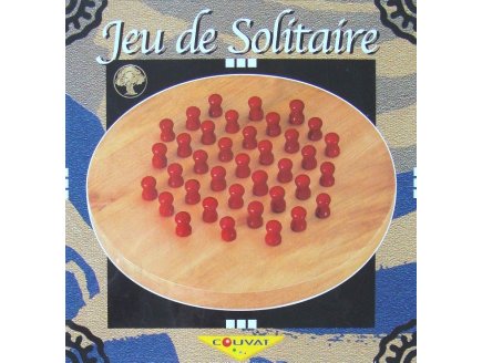JEU DE SOLITAIRE EN BOIS - COUVAT - JEU DE STRATEGIE