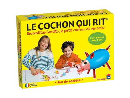 LE COCHON QUI RIT - 4 COCHONS - DUJARDIN - JEU DE SOCIETE - 10004