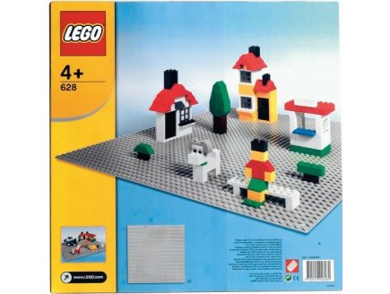 LEGO BASIC 628 PLAQUE DE BASE EXTRA LARGE GRISE