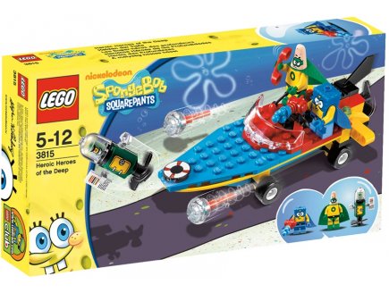 LEGO BOB L'EPONGE 3815 LES SUPER HEROS  DES PROFONDEURS