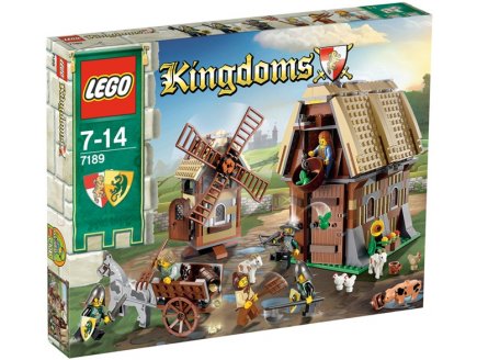 LEGO KINGDOMS 7189 L'ATTAQUE DU VILLAGE DU MOULIN
