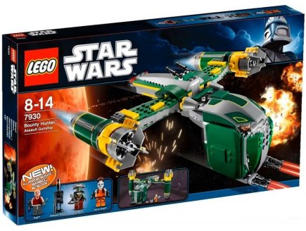 LEGO STAR WARS 7930 BOUNTY HUNTER ASSAULT GUNSHIP
