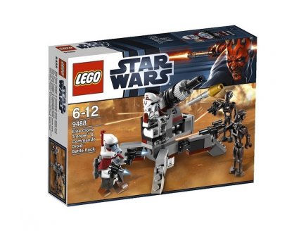 LEGO STAR WARS 9488 ELITE CLONE TROOPER & COMMANDO DROID