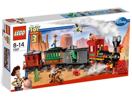 LEGO TOY STORY 3 7597 COURSE POURSUITE DANS LE TRAIN DU FAR WEST