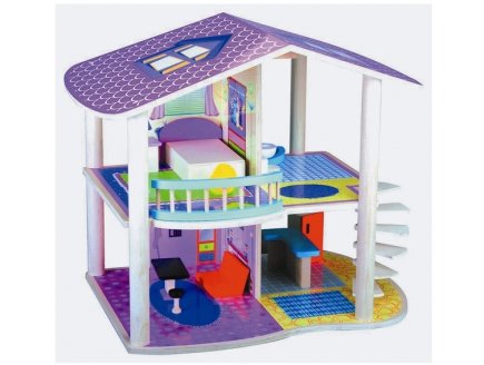 MAISON DE POUPEES EN BOIS