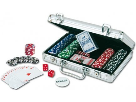 MALLETTE DE 200 JETONS DE POKER - JEU DE CASINO