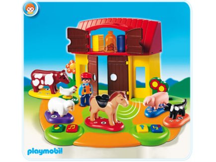 PLAYMOBIL 1.2.3 6766 FERME INTERACTIVE