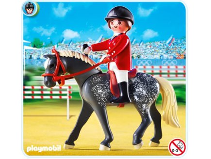 PLAYMOBIL CENTRE EQUESTRE 5110 CHEVAL TRAKEHNER