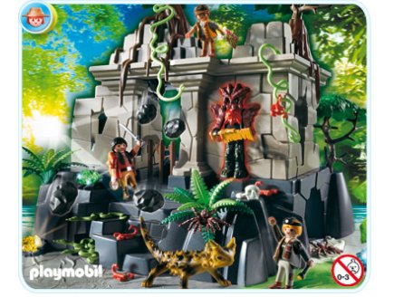PLAYMOBIL CHASSEURS DE TRESORS 4842 TEMPLE DU TRESOR AVEC GARDIENS