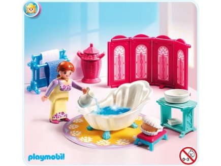 PLAYMOBIL CHATEAU DE LA PRINCESSE 5147 SALLE DE BAIN ROYALE