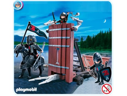 PLAYMOBIL CHEVALIERS 4869 CHARIOT D'ASSAUT DES CHEVALIERS DU FAUCON