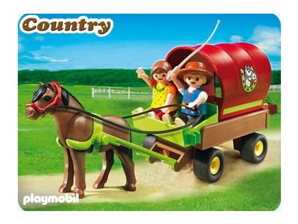 PLAYMOBIL COUNTRY 5228 ENFANTS ET CARRIOLE