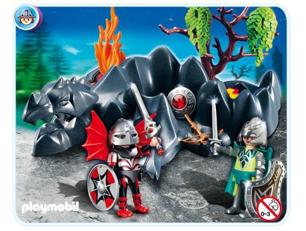 PLAYMOBIL DRAGONS 4147 COMPACTSET CHEVALIERS DE DRAGONS