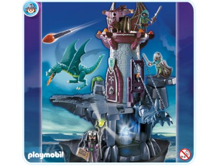 PLAYMOBIL DRAGONS 4836 DONJON DU DRAGON VERT