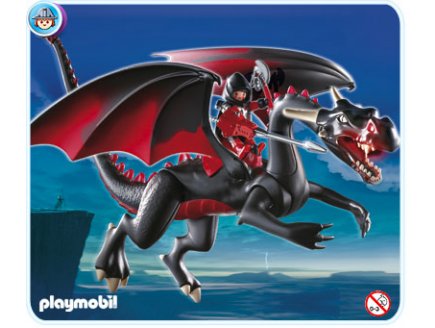 PLAYMOBIL DRAGONS 4838 DRAGON AVEC FLAMME LUMINEUSE