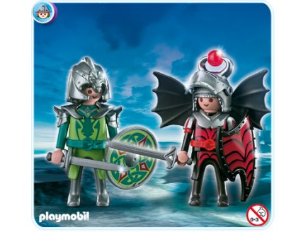 PLAYMOBIL DRAGONS 4912 DUOPACK CHEVALIERS DE DRAGONS