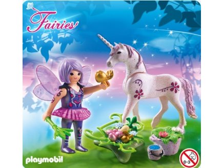 PLAYMOBIL FEE 4008 SUPERSET FEES ET FONTAINE ENCHANTEE