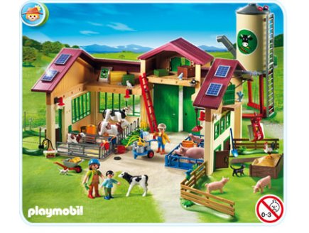 PLAYMOBIL FERME 5119 FERME MODERNE AVEC SILO