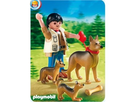 PLAYMOBIL FERME 5211 BERGER ALLEMAND ET SES PETITS