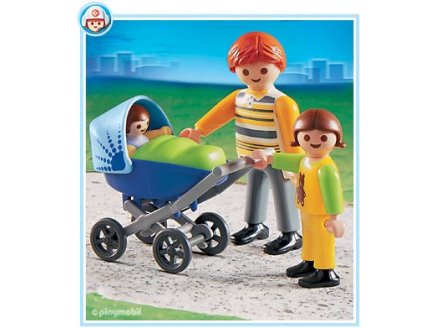 PLAYMOBIL HOPITAL 4408 PAPA / ENFANT / LANDAU