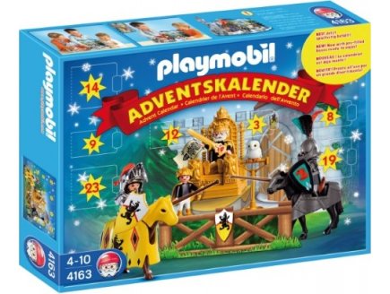 PLAYMOBIL NOEL 4163 CALENDRIER AVENT TOURNOI IMPERIAL DES CHEVALIERS