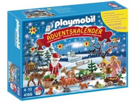 PLAYMOBIL NOEL 4166 CALENDRIER AVENT NOEL DANS LES BOIS
