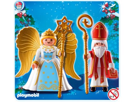 PLAYMOBIL NOEL 4887 SAINT NICOLAS ET L'ANGE