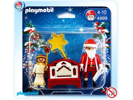 PLAYMOBIL NOEL 4889 PERE NOEL ET PETIT ANGE