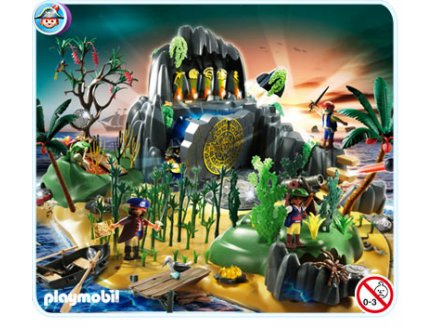 PLAYMOBIL PIRATES 5134 ILE MYSTERIEUSE DES PIRATES