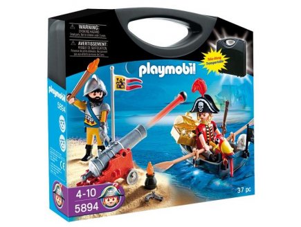 PLAYMOBIL PIRATES 5894 VALISETTE PIRATE ET SOLDAT